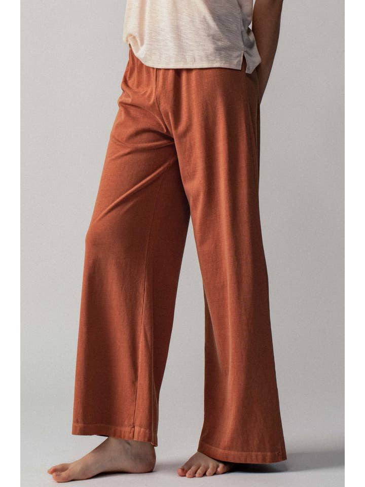 Urban Daizy - Wholesale Pants - Women's - Vintage Wash Cotton Flare Yoga Pants
6