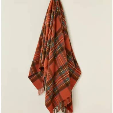 Bronte Moon - Wholesale Throw blanket - Antique Royal Stewart, Merino Lambswool Throw/Blanket0