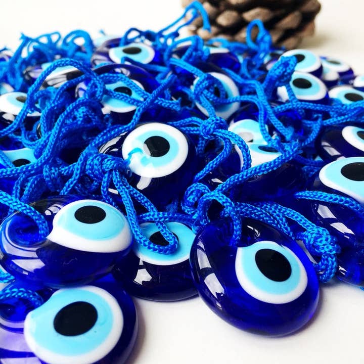 Evileyefavor – Großhandel Tischdeko – Evil Eye Bead, Blauer Glasanhänger Evil Eye