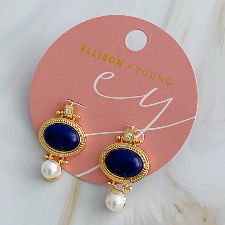 Ellison+Young - Wholesale Dangle Earrings - Noble Beauty Designer Stud Earrings4