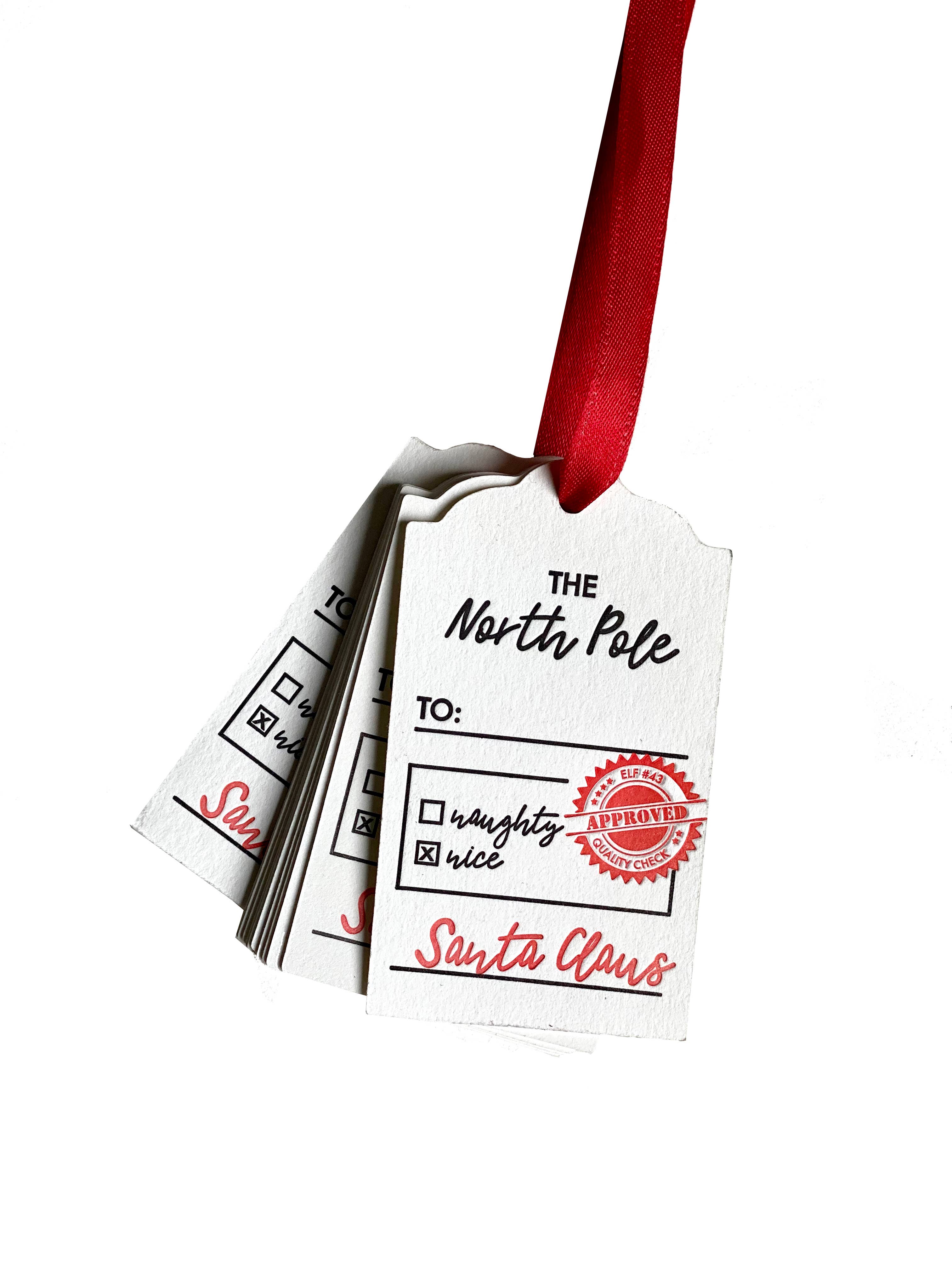 Stack Paper Press - Wholesale Gift Tag - Gift Tags from Santa4