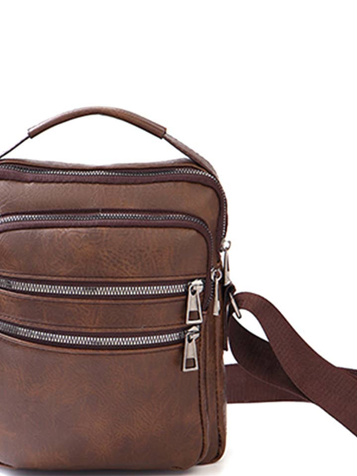 FASHION ZIPPER GENTLEMAN HAND CROSSBODY BAG for wholesale by Shop Neighbors