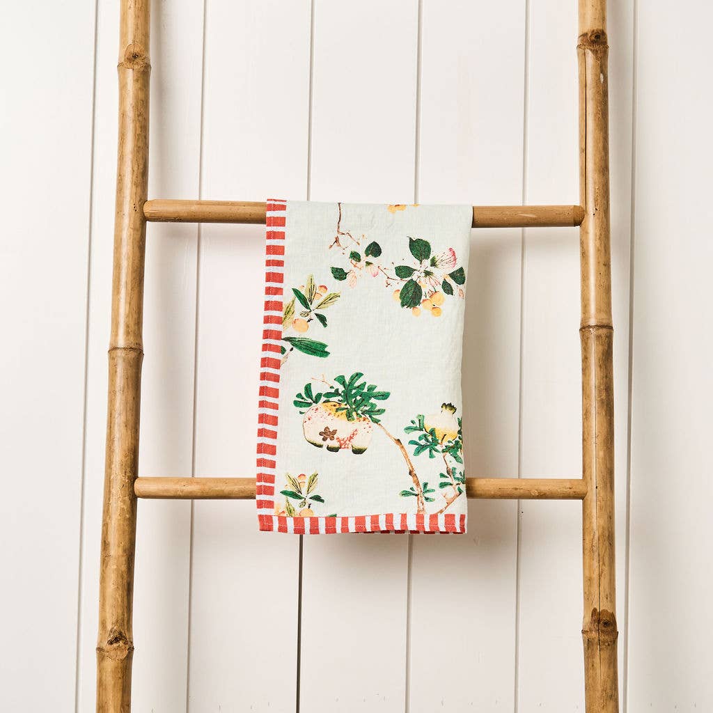 Tam Tam Paper & Cloth – wholesale Tea towel – Tea Towel - Pure Linen - Pomegranate Sky - Vibrant Kitchen Textile