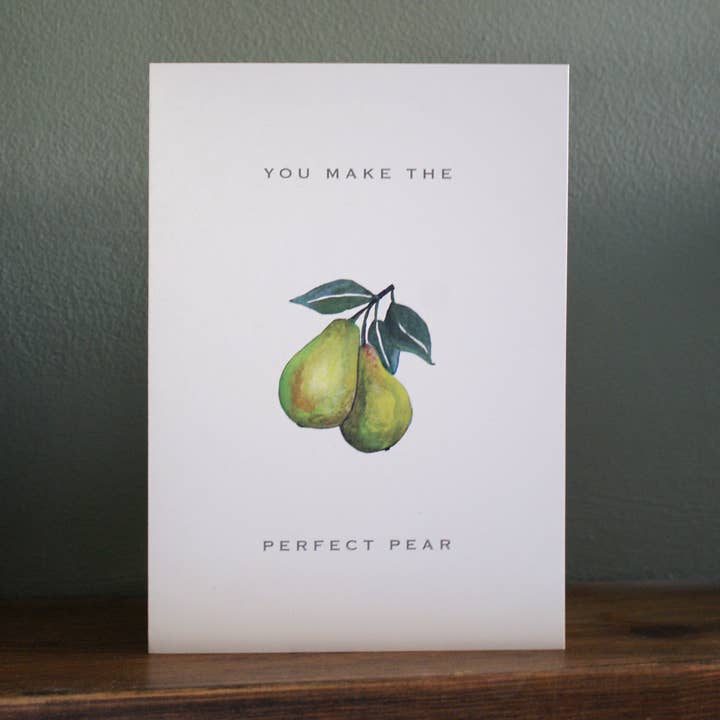 Du gör det perfekta päronkortet för wholesale av Alex Hinton Design