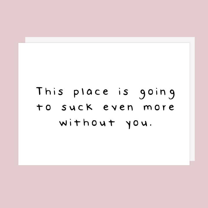 Sjovt farvel, pensionering og flytningskort til kollega for engroshandel hos SnaptureThis