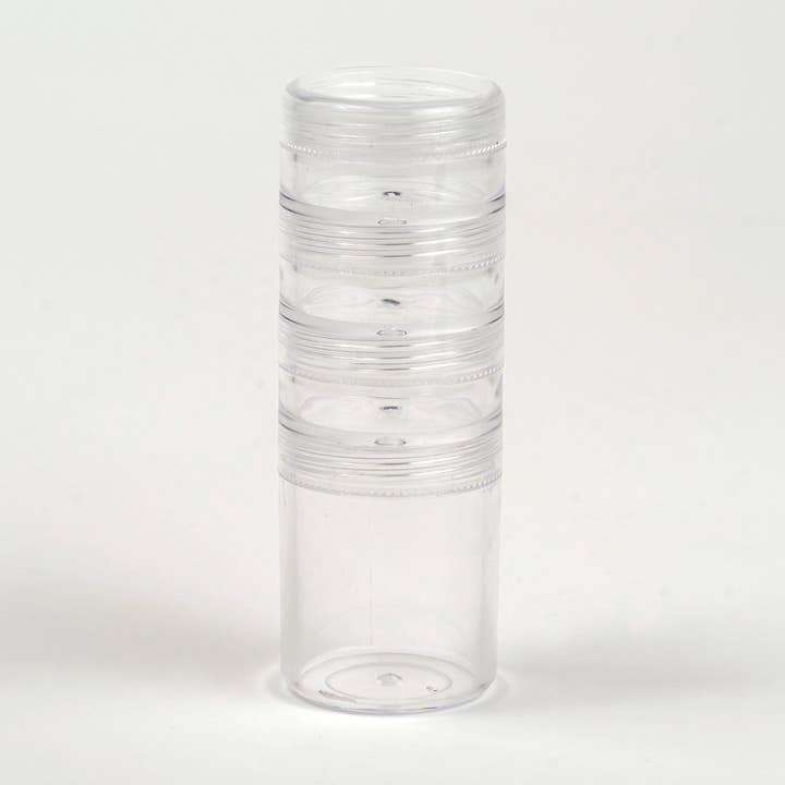 Angels Craft - Wholesale Storage Bin - Plastic Stackable Organizer, 4 pc (4x1.6cm+4x4.5cm)0
