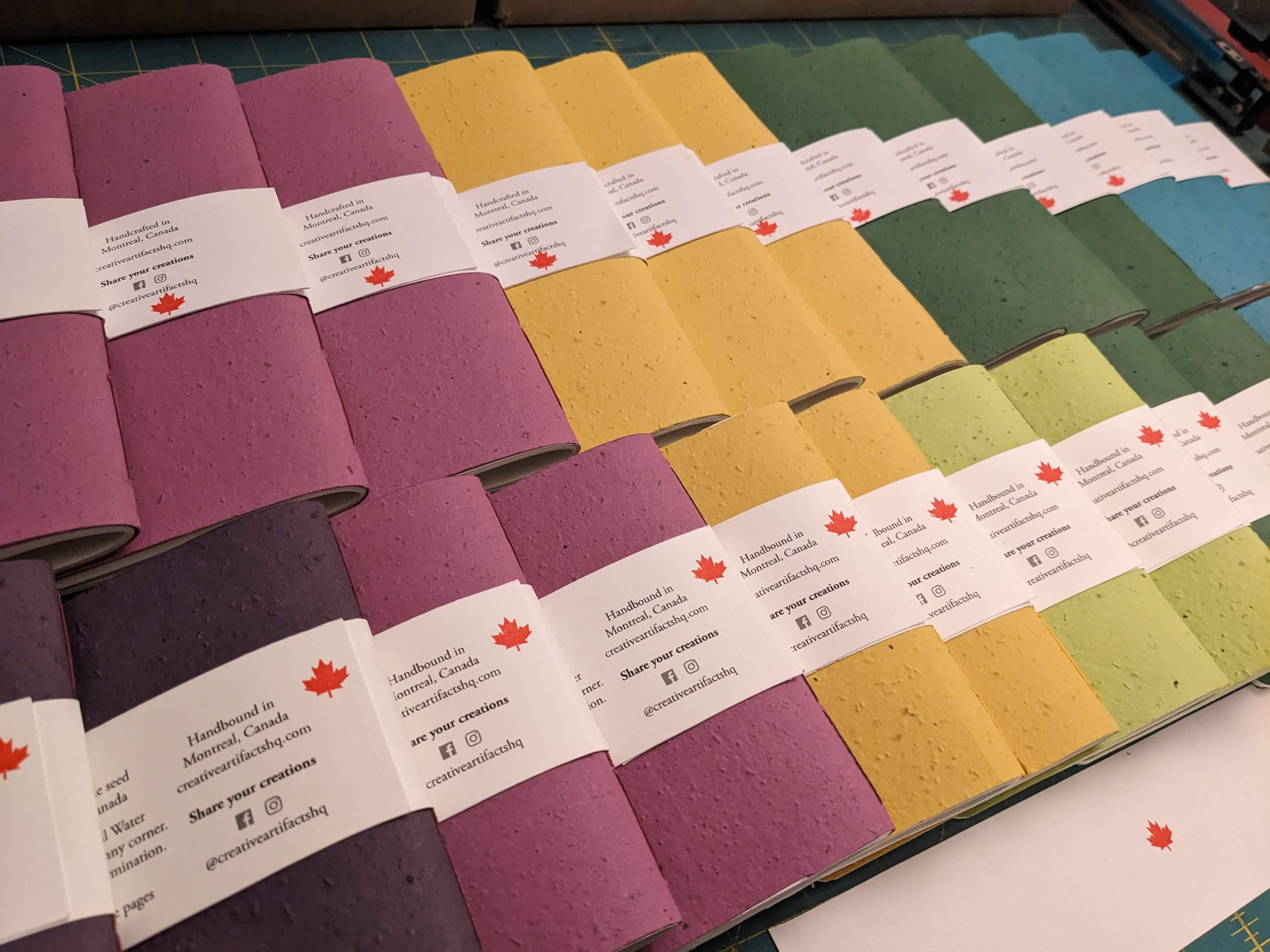 Creative Artifacts HQ - Wholesale Notebook - Pocket | Plantable Cotton Notebook0