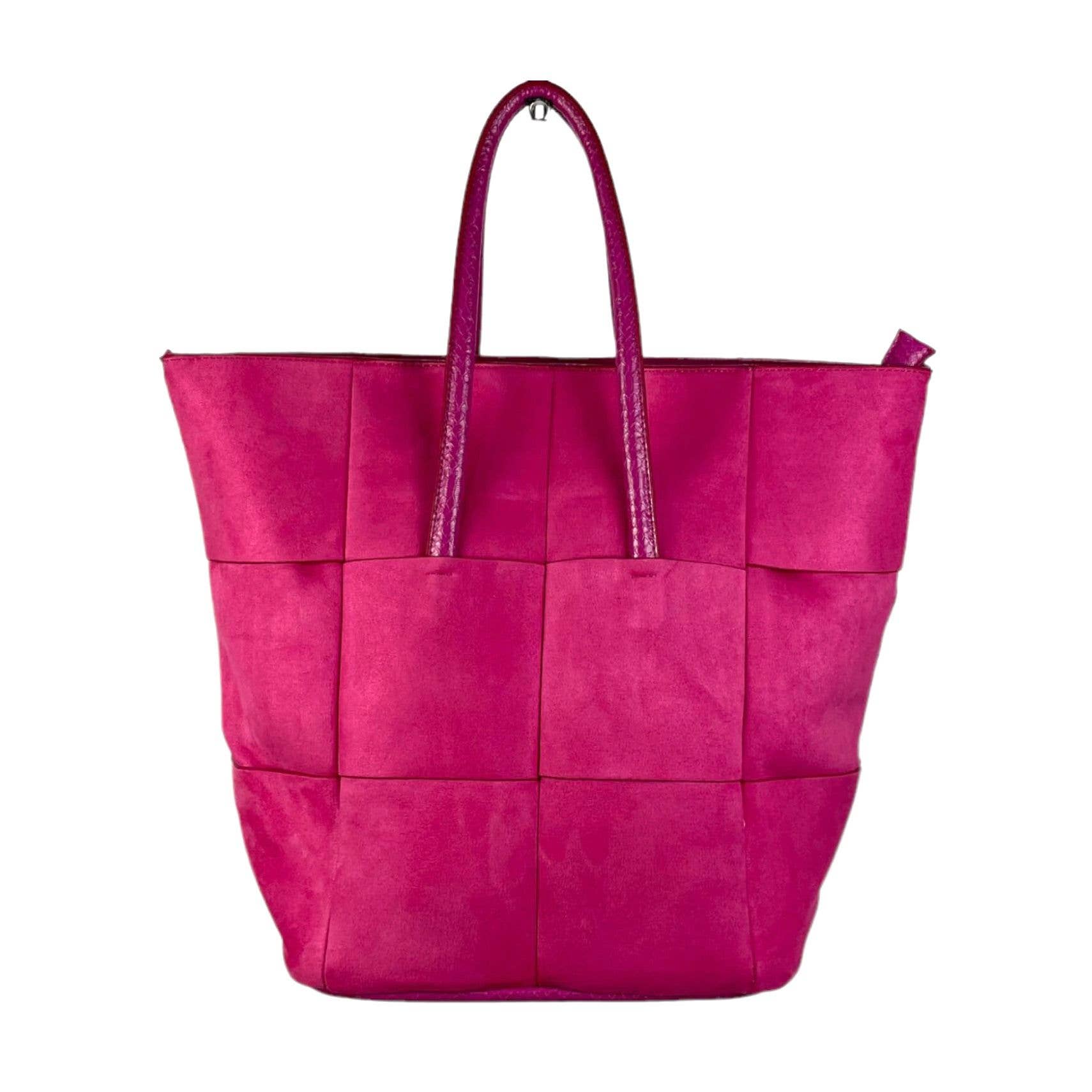 Chenson & Gorett - Wholesale Tote Bag - Women's - Large Velvet Bag with Large Capacity and Square Design2