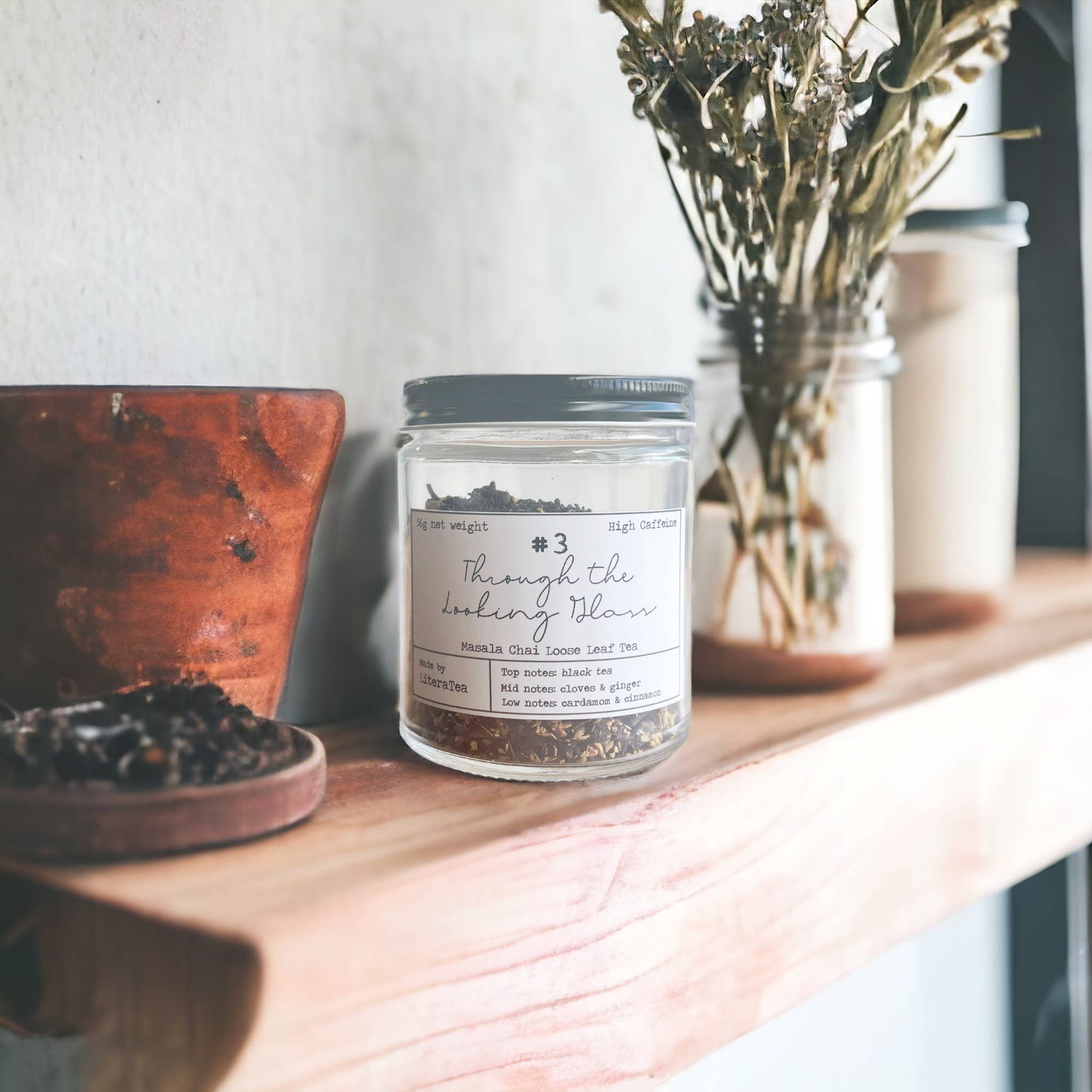 Fly Paper Products – Engroshandel Løs te – Gennem Looking Glass Masala Chai Loose Leaf Tea 5