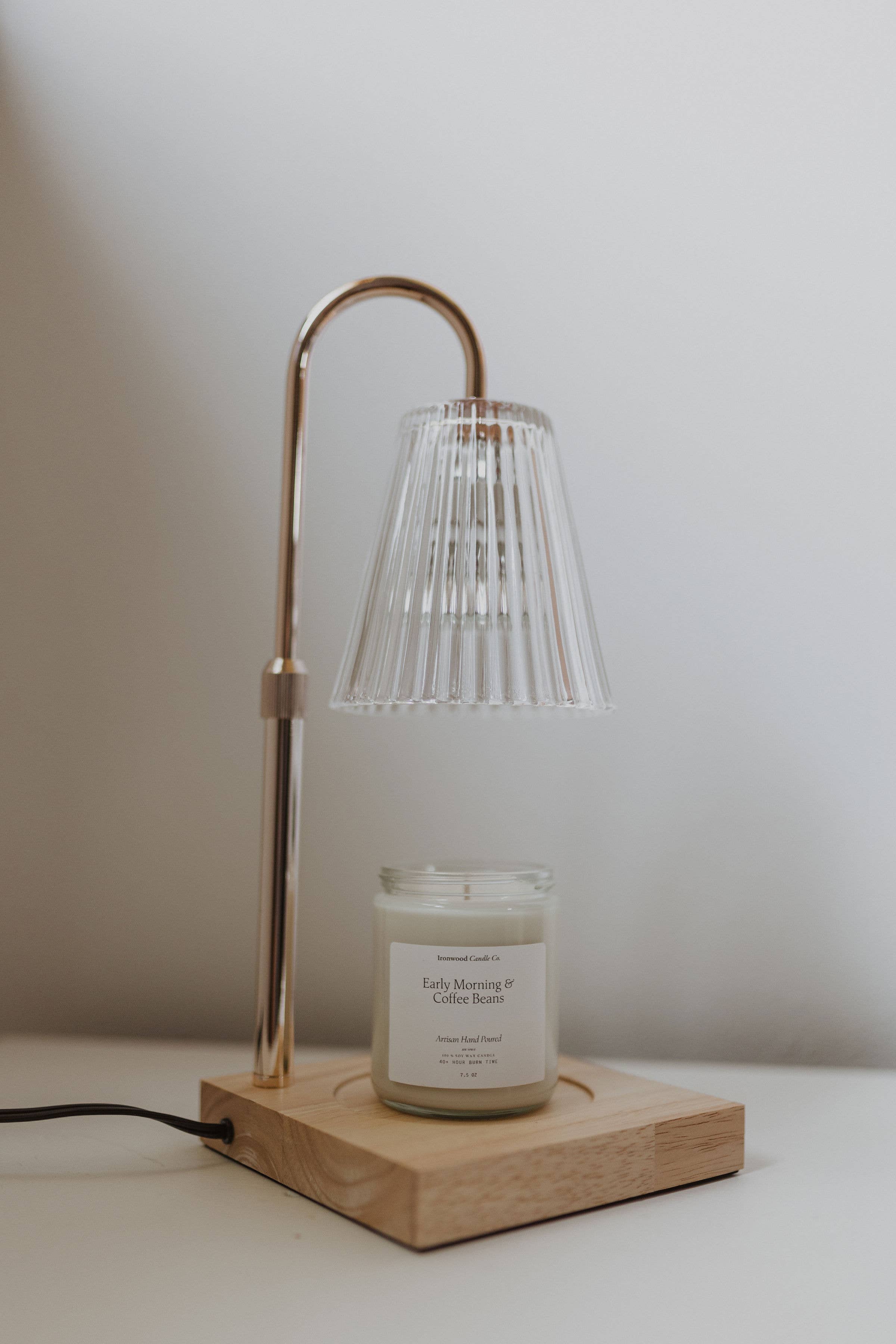 Ironwood Candle Co. - Wholesale Wax Warmer - LAMP CANDLE WARMER - Dimmable, Timer, Adjustable8