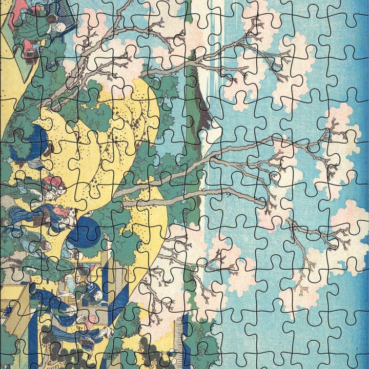 Pomegranate - Wholesale Puzzle - Adult - Hokusai 120-Piece Double-Sided Jigsaw Puzzle Set3