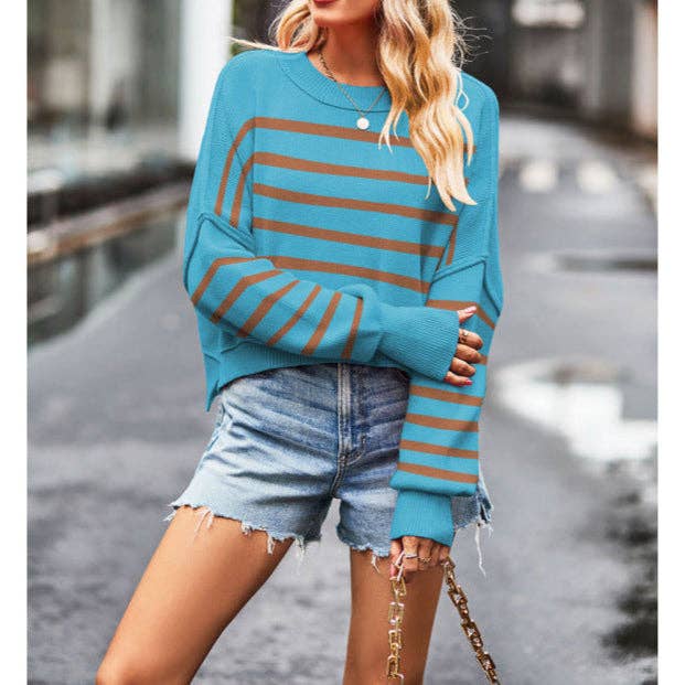 safistyle - Wholesale Knit Top - Women's - Women’s Solid Color Long Sleeve Knitted Top5