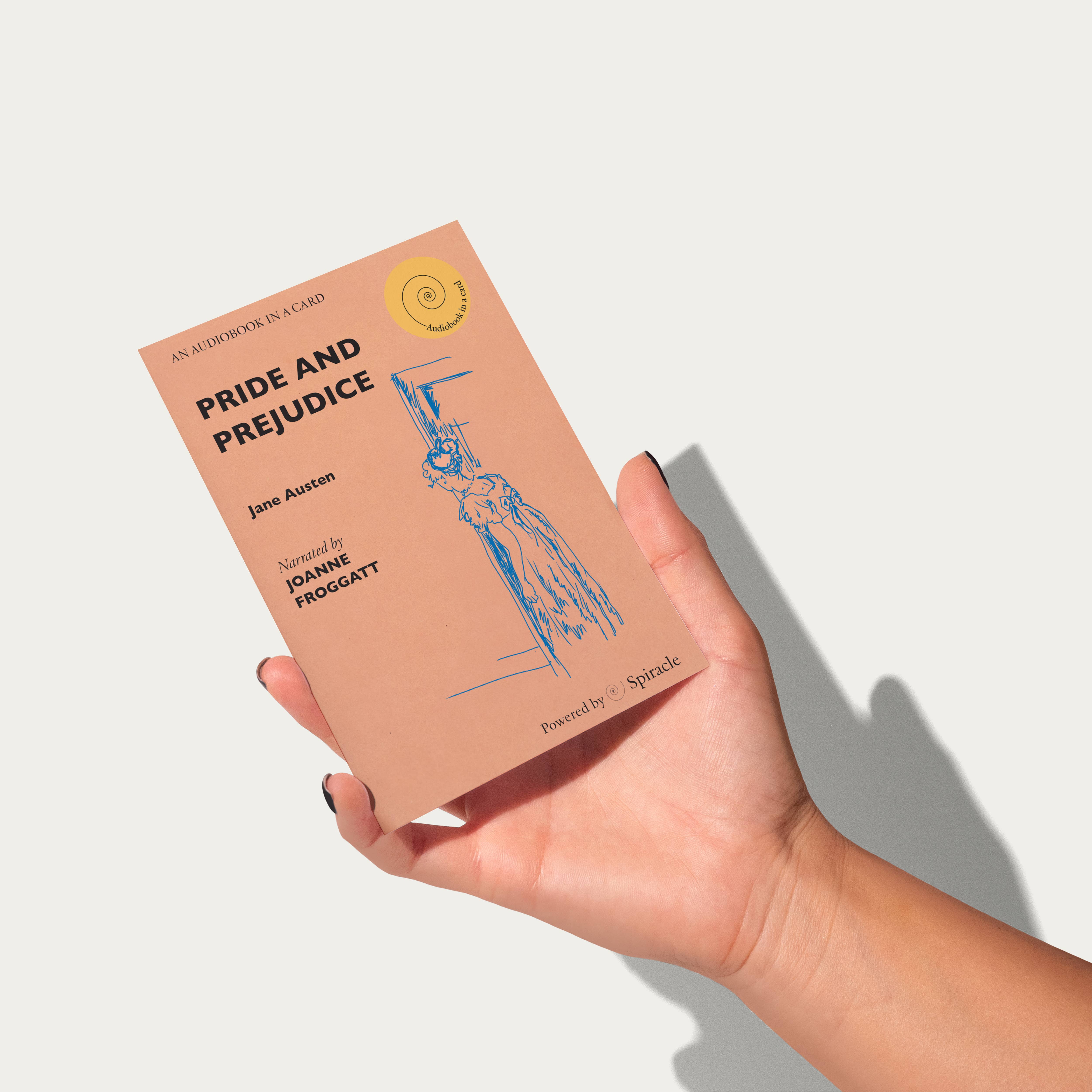 Spiracle Audiobooks – wholesale Everyday greeting card – Jane Austen’s Pride and Prejudice Audiobook Gift5