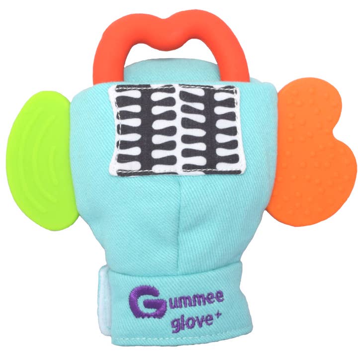 Gummee Glove PLUS teething mitten Turquoise, 6 Months Plus for wholesale by Gummee