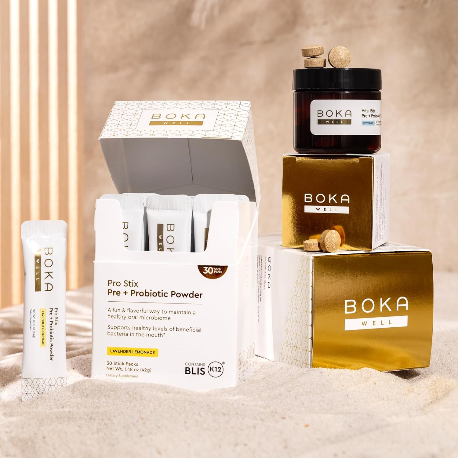 Boka - Wholesale Oral Supplement/Vitamin - Vital Bite Pre + Probiotic Tablets6