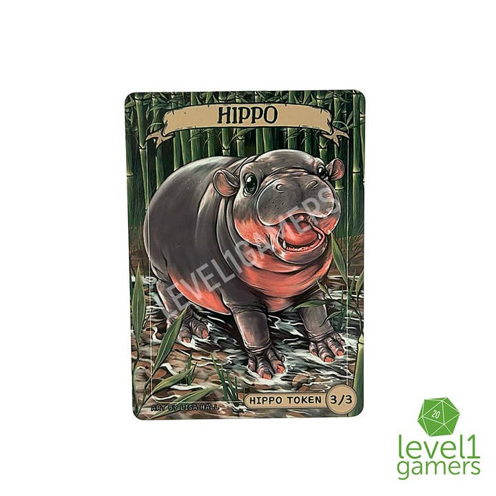 Level 1 Gamers - Wholesale Card Game - Pygmy Hippo - Token Magic Card Pack (5 Cards)