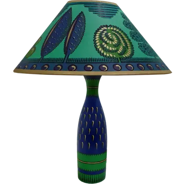 Cressida Bell - Wholesale Lamp Shade - Hand-painted Trees Lampshade2