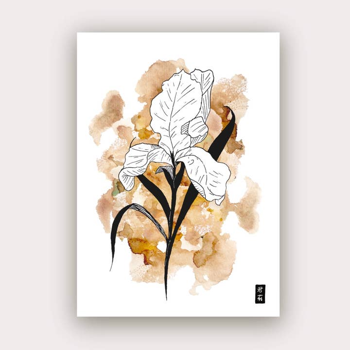 Iris ❊ Zwischen Himmel und Erde | Karte für den Großhandel von itsjunli