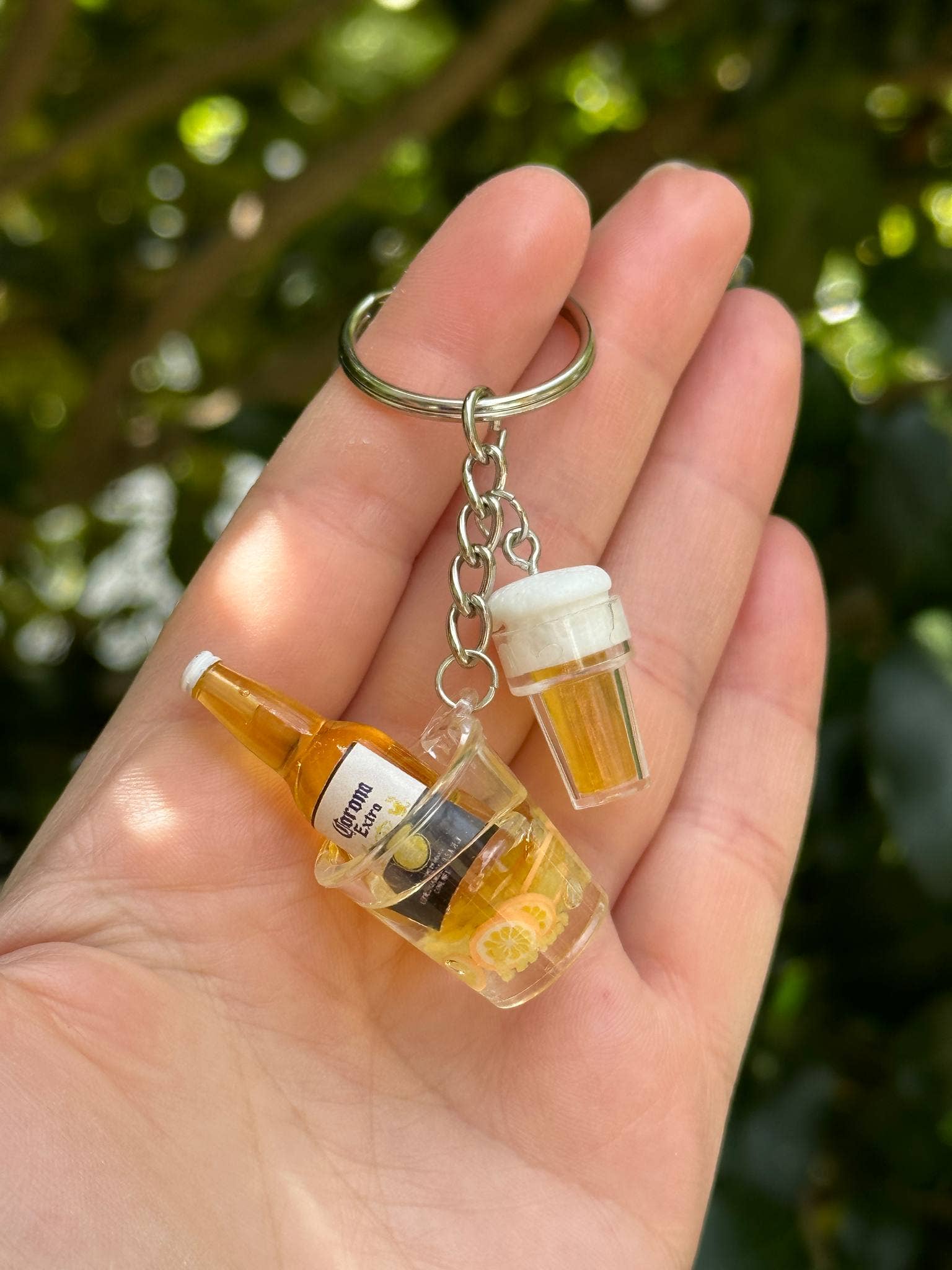 Arcfo Jewelry - Wholesale Keychain - Unisex - Mini Beer Bucket Keychain with Beer cup Charms – Fun gift2