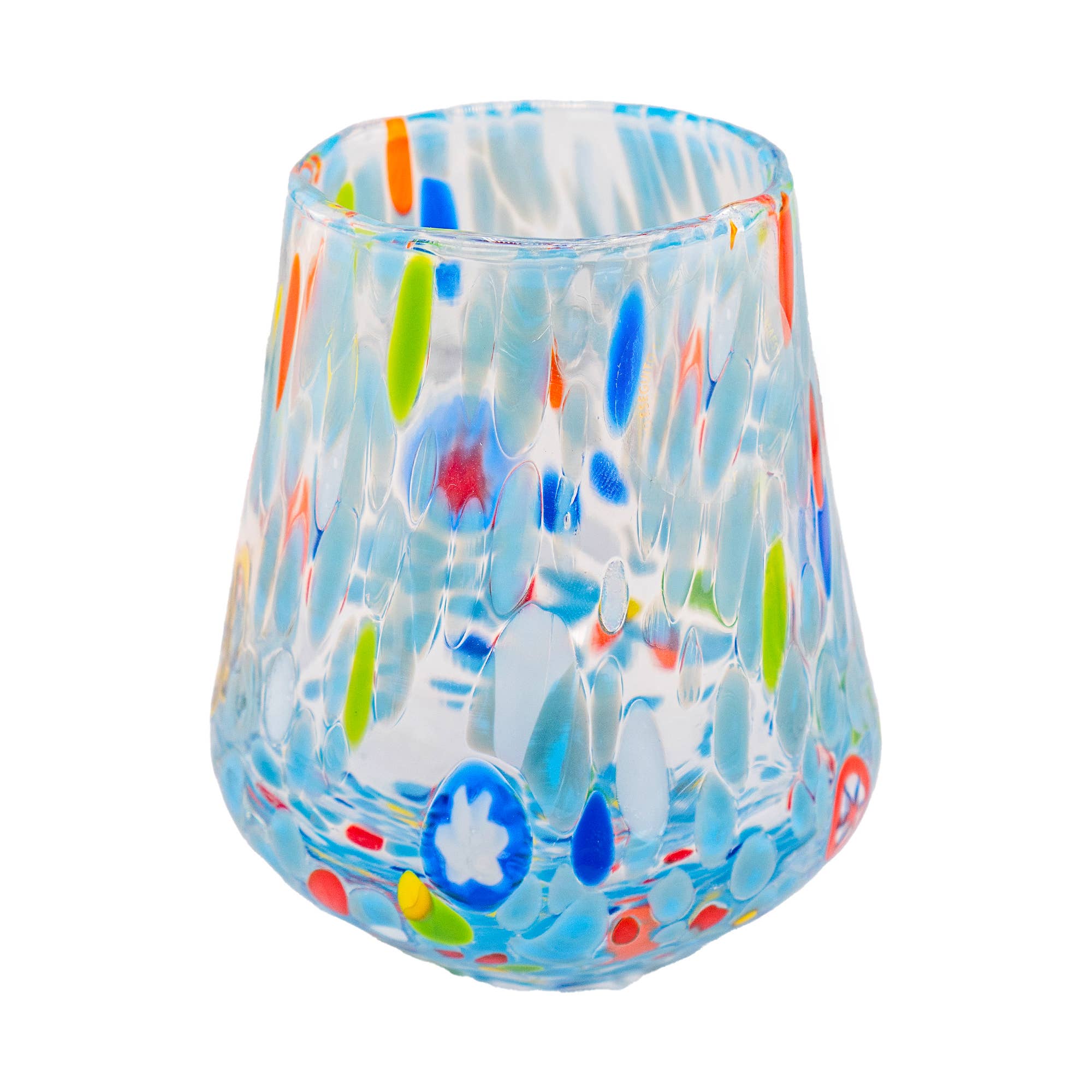 Murano Dream - Wholesale Drinkglas/beker - Set van 6 Murano glazen MD085 in verschillende kleuren7