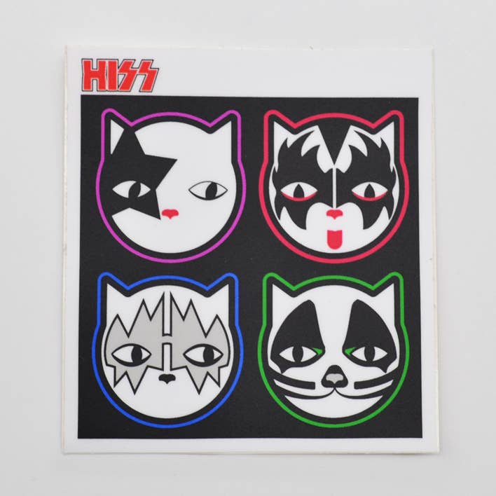 HISS Band Heads – Sticker for wholesale by Metal the Brand