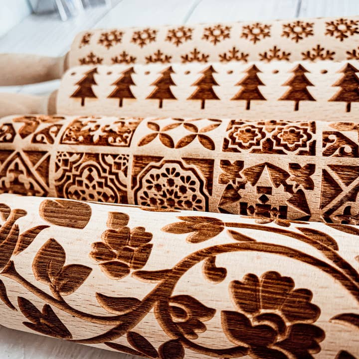 Gia Roma - Wholesale Rolling Pin - Spring Kitchen Gifts + Easter Baking, Rolling Pin for cookie