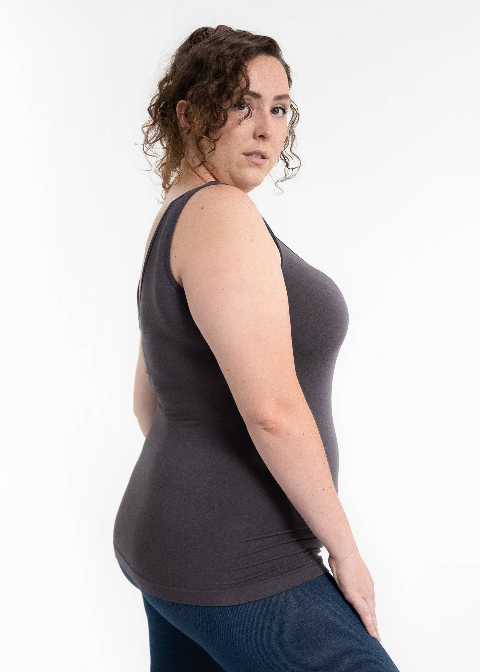 ELIETIAN - Wholesale Tank Top - Women's - Reversible Tank - Curvy Fit55