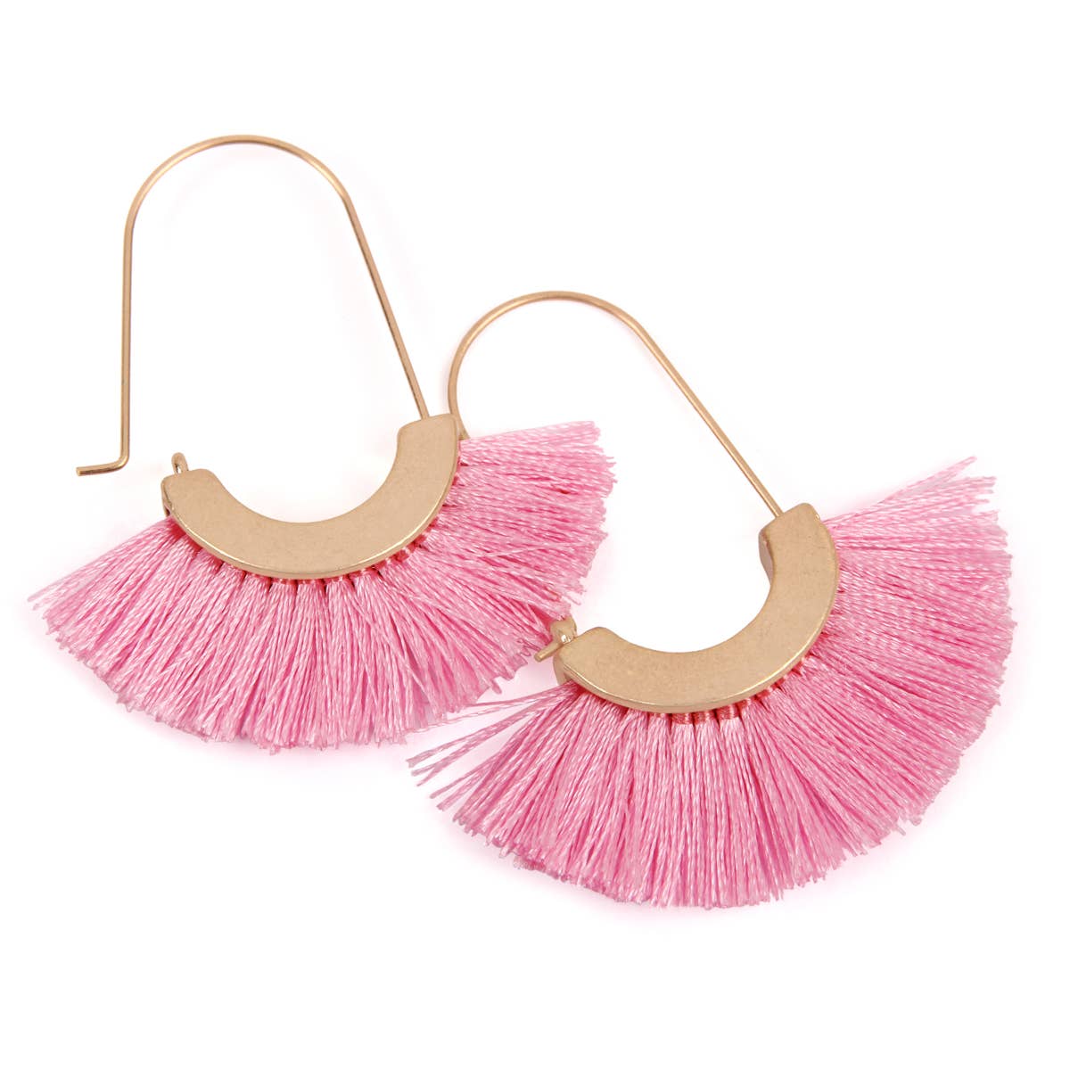 MYS Wholesale Inc - Vente Boucles d'oreilles pendantes - Créoles pendantes élégantes en forme d'éventail Boho-Chic22