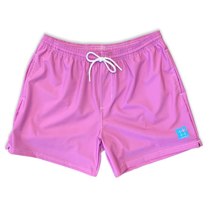 Sideout Sport - Wholesale Athletic Shorts - Men's - Main Beach Men's Pink Volley Shorts