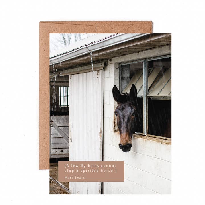 Carte de vœux Fly Bites pour la vente par The Pen + Piper