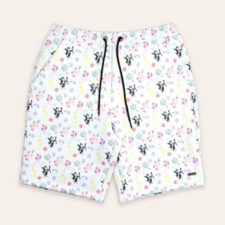 Bankrupt Fleece Shorts | Vit för wholesale av Ethik Worldwide