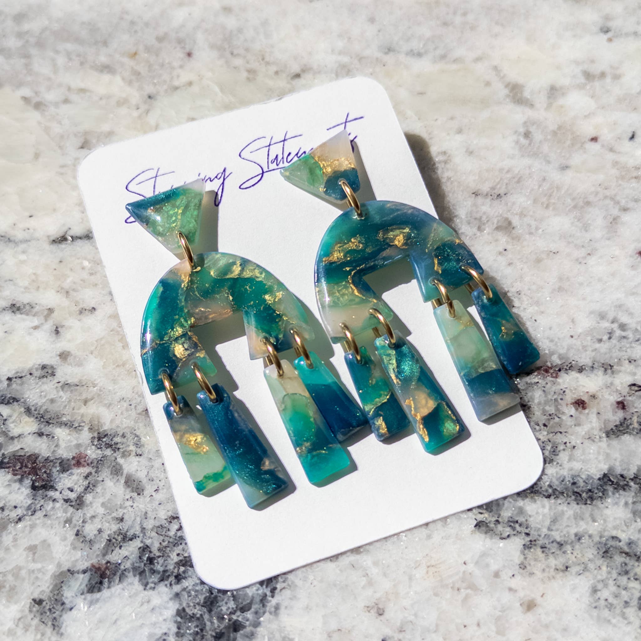 Stunning Statements - Wholesale Dangle Earrings - Naima Clay Dangle Earrings4