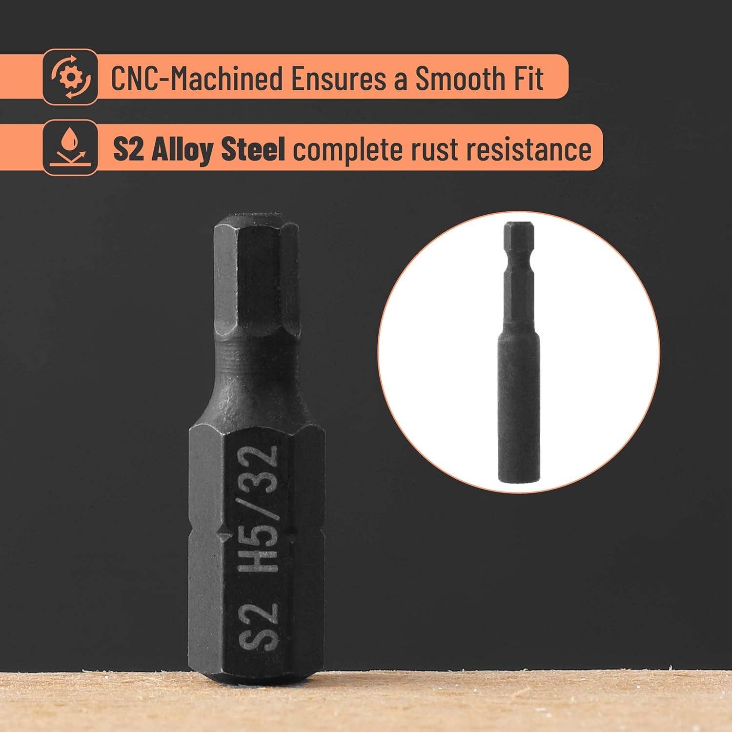 Bates Choice – wholesale Tool set – Bates- Hex Head Allen Wrench Drill Bit Set, 25 pcs4