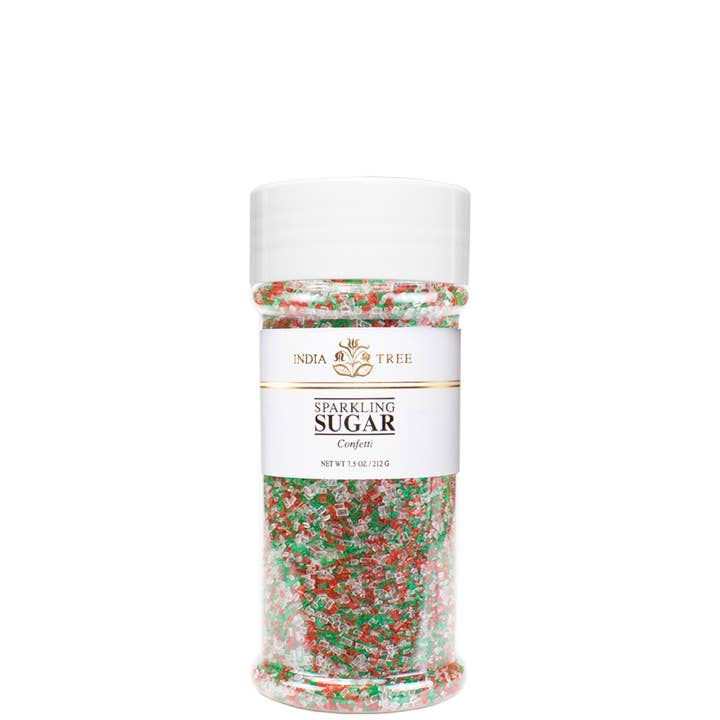 India Tree - Wholesale Sugar/Sweetener - Jingle Mix Sparkling Sugar Sprinkles