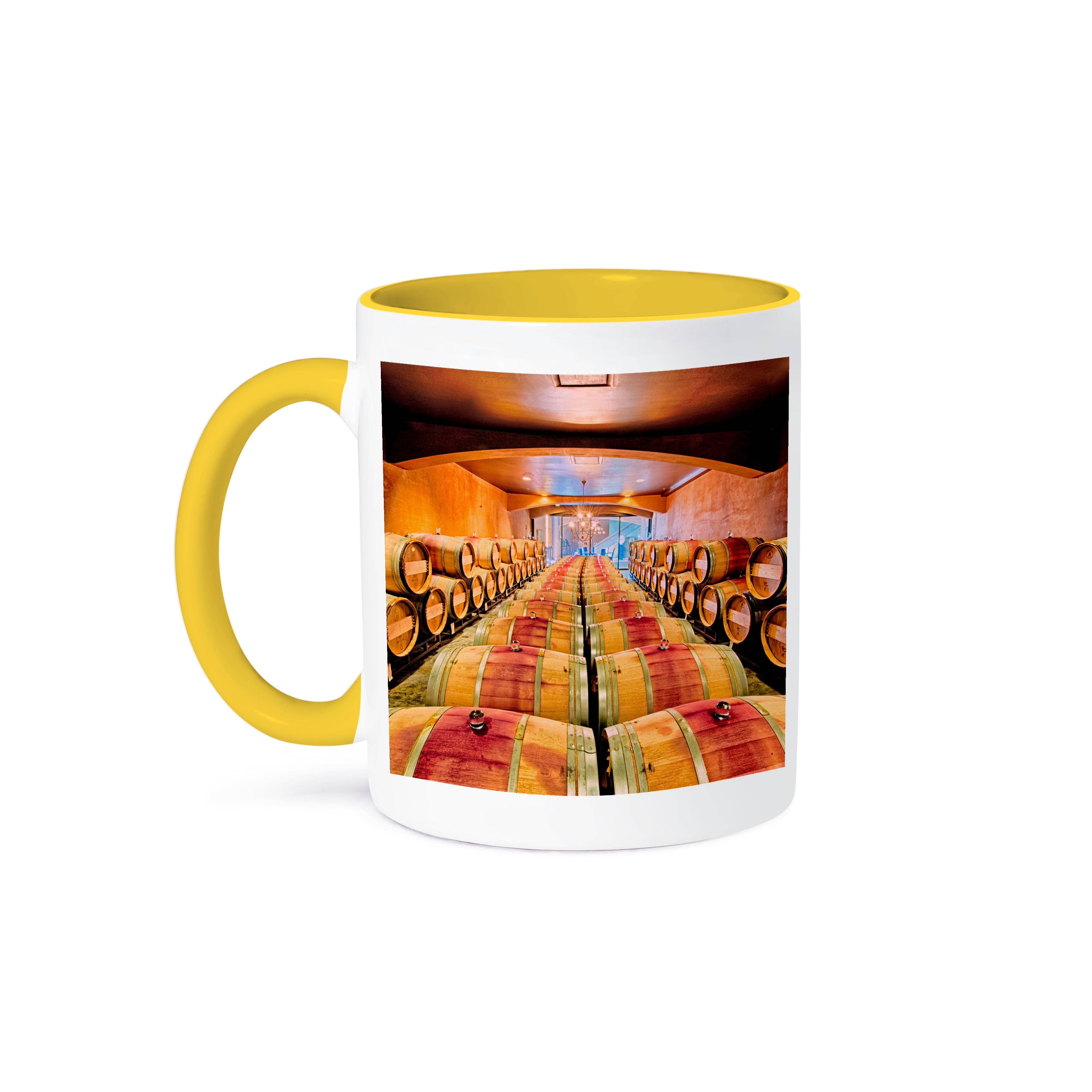 3dRose - Wholesale Coffee Mug - 3dRose, USA, Washington, Red Mountain. Barrel cellar in Washington winery., Mug0