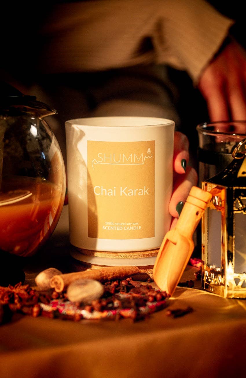 Shumm Candles – Vela em jarro/copo por atacado – Vela Chai Karak