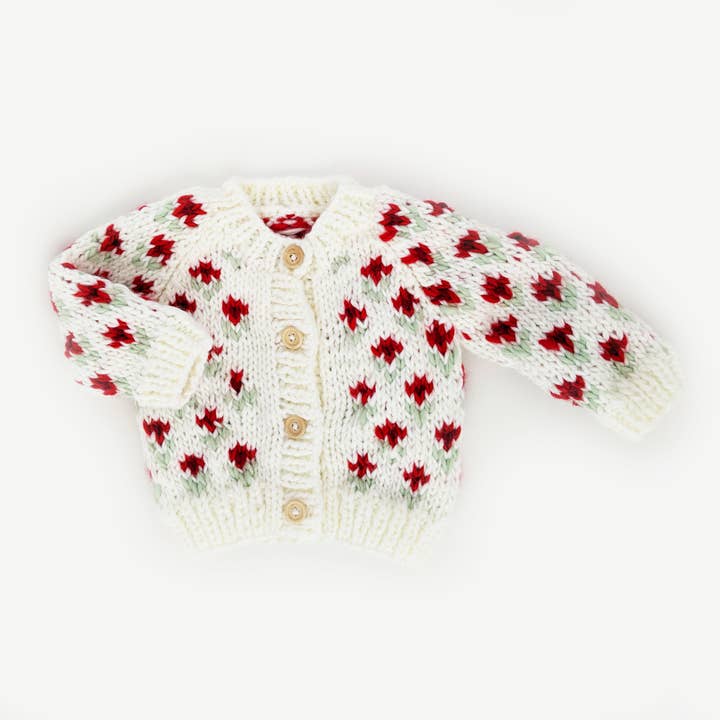 Huggalugs - Wholesale Cardigan – Baby - Bitty Blooms Holiday Cardigan Sweater Baby & Toddler SALE0