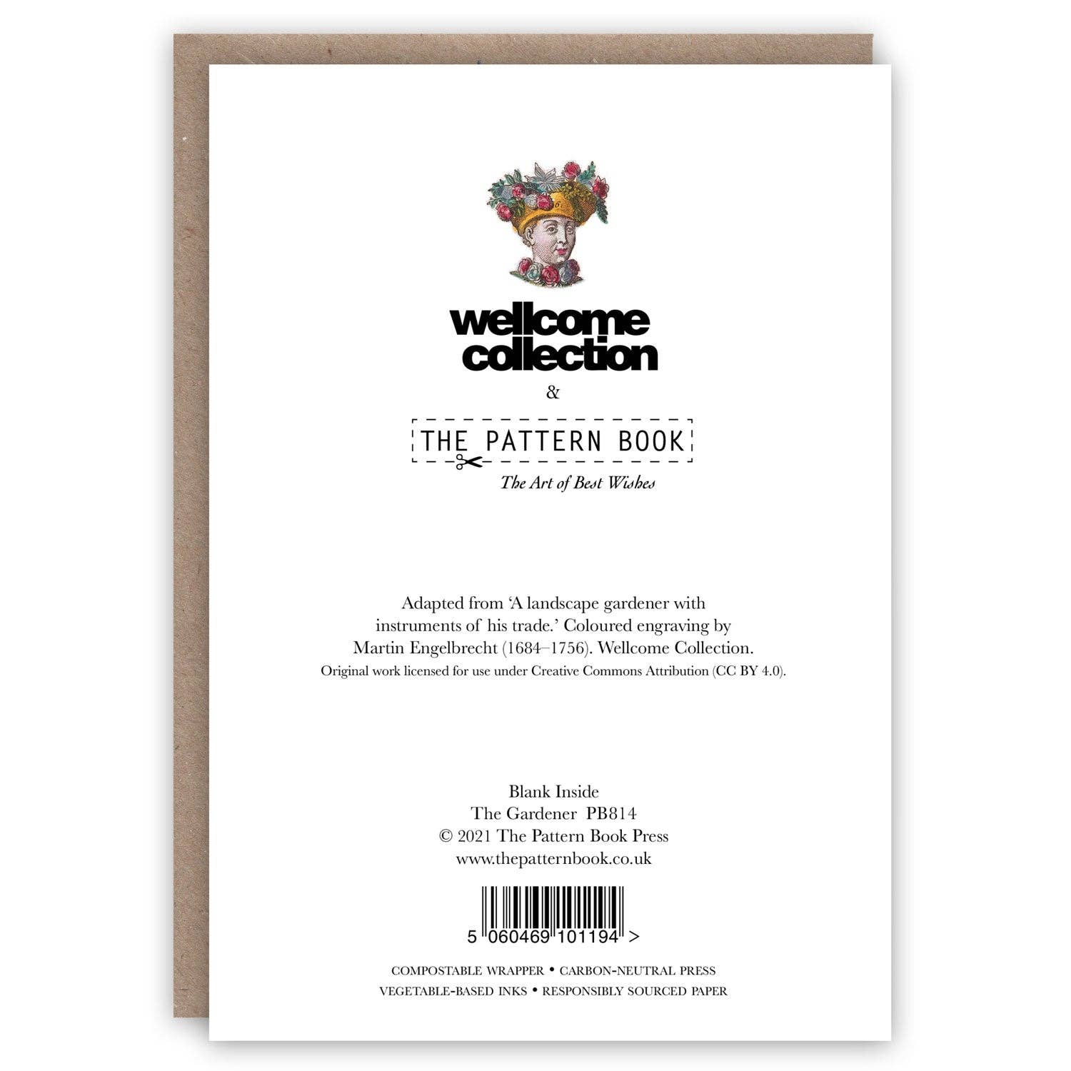 The Pattern Book - Vendita all'ingrosso Biglietti di auguri - Il giardiniere1