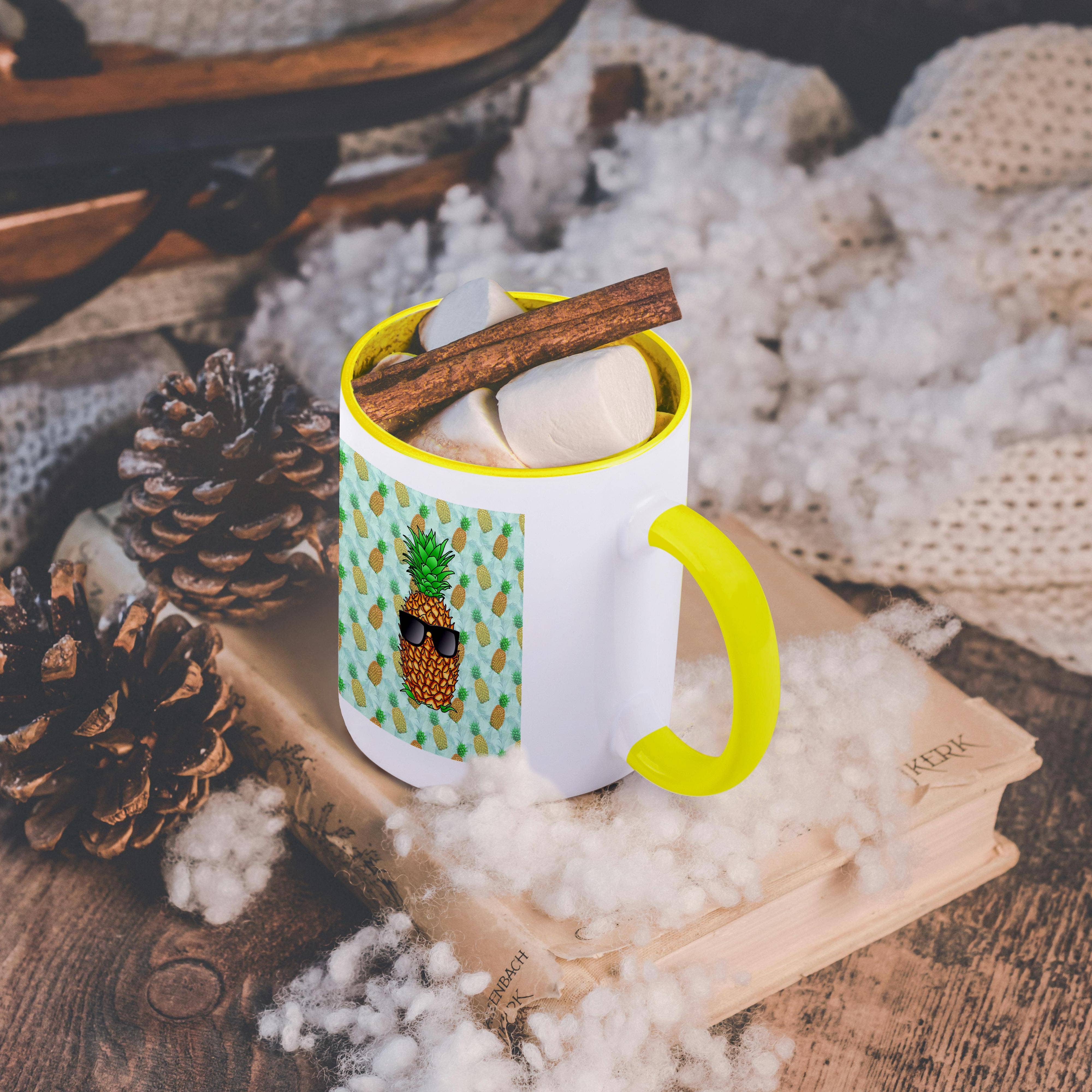 3dRose - Wholesale Coffee Mug - 3dRose, Funny cool pineapple with sunglasses on a island pineapple pattern., Mug5