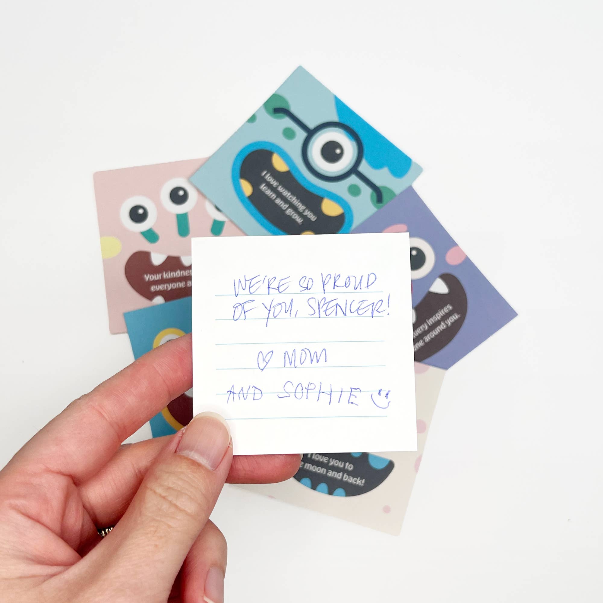 Sungy Side Up - Wholesale Notepad - Monster Lunch Box Notes Notepad – 24 Notes for Kids' Lunches2