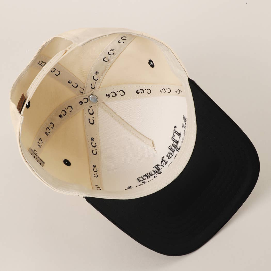 BLK Cappellino da camionista bicolore ricamato "QUESTO PAPÀ HA BISOGNO DI UNA BIRRA" in vendita all'ingrosso su Faire5