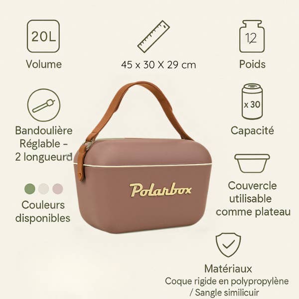 BADAWIN - Wholesale Cooler/Cooler Bag - POLARBOX MAUVE COOLER 12L - GOLD13