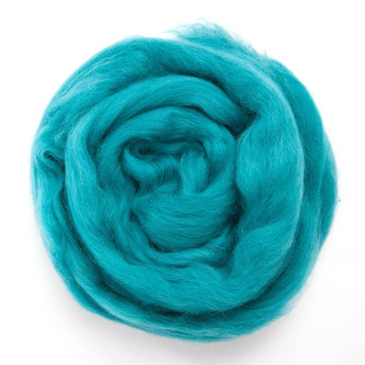 Desert Breeze Distributing - Wholesale Craft Supplies - Merino Wool Top Roving, Seafoam, 1 ounce
