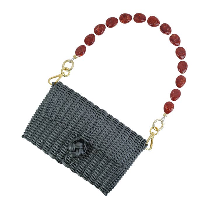 The Lilley Line - Wholesale Top Handle Bag - Women's - Pochette , Terracotta Tide River Stone2