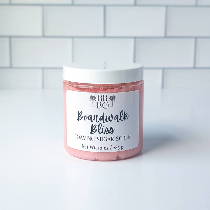 Beachy Bubbles Bath Co - Wholesale Body Scrub/Exfoliant - Boardwalk Bliss Foaming Sugar Scrub3