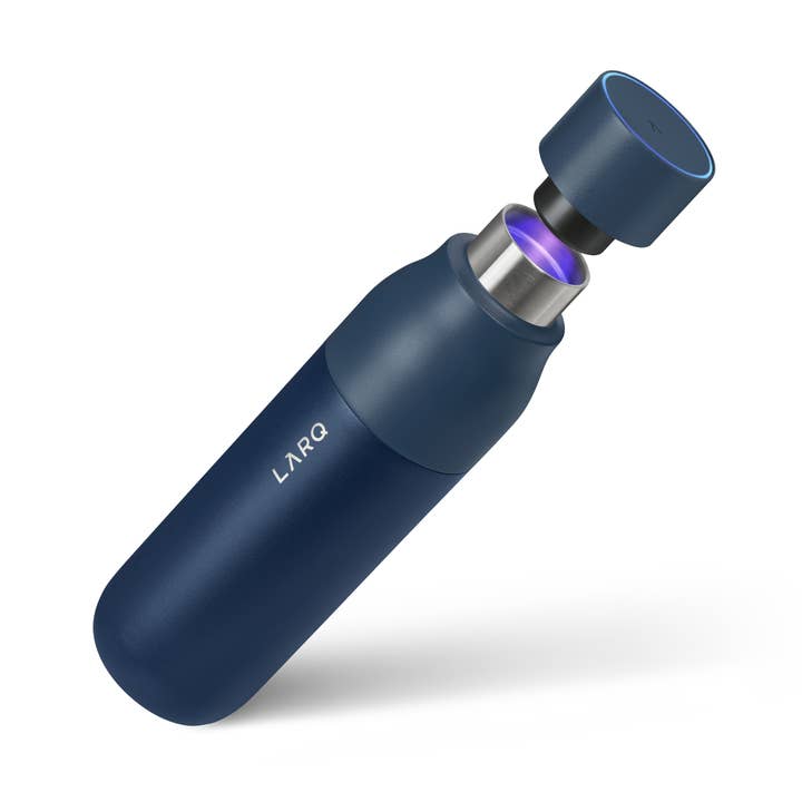 LARQ - Wholesale Water Bottle - LARQ Bottle PureVis 25oz - Self-Cleaning Water Bottle - Monaco Blue0