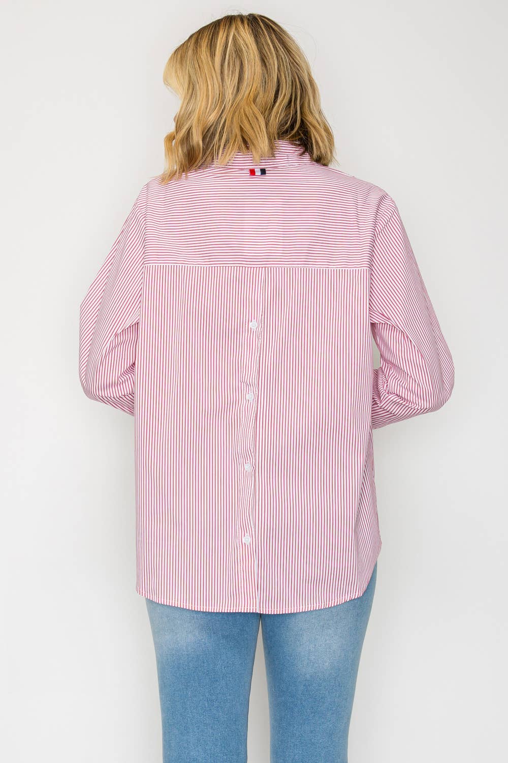 Joh Apparel – wholesale Blouse – Women’s – Jasmine Cotton Pinstripe Shirt12