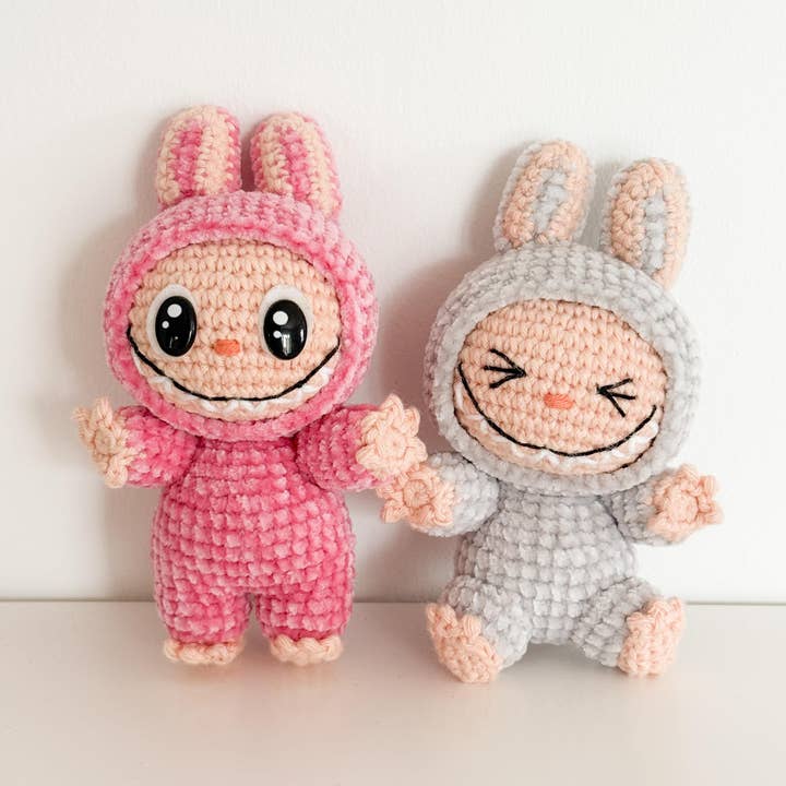 Crochet Funny Labubu, Cute Monster Bunny Decor, Labubu Gift for wholesale by TOMOPOD LLC