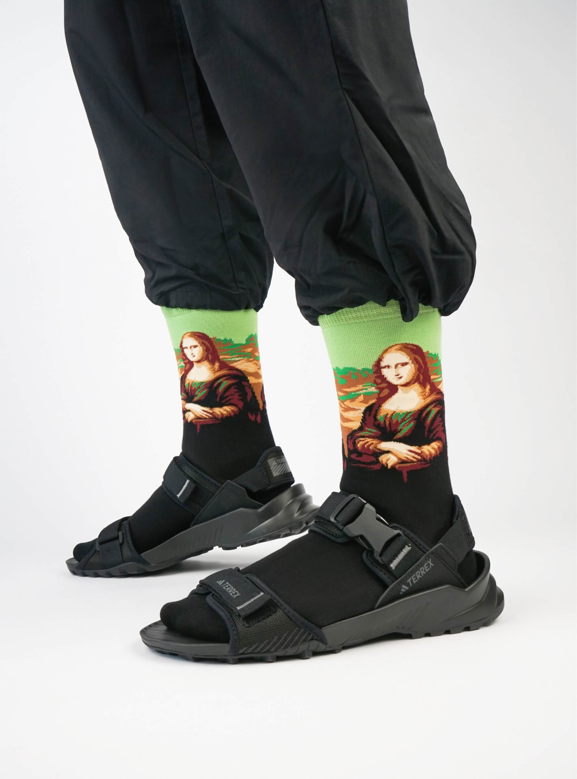 Kunstsokken – Meias - Unissexo por atacado – Mona Lisa1