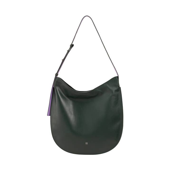 Dudu Women'S Leather Hobo Bag Zipped Mangrove for wholesale by dudu
